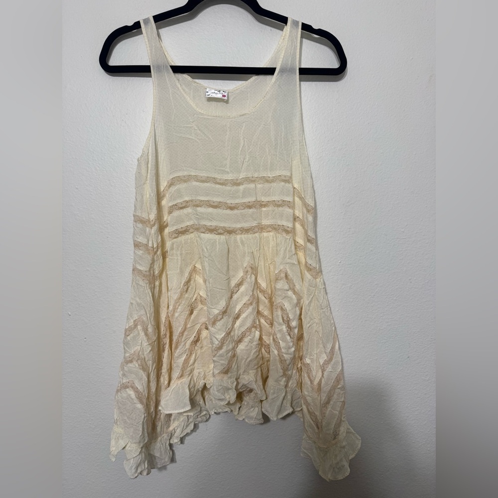 Free People Intimately Voile and Lace Trapeze Slip Dress - Picture 5 of 13